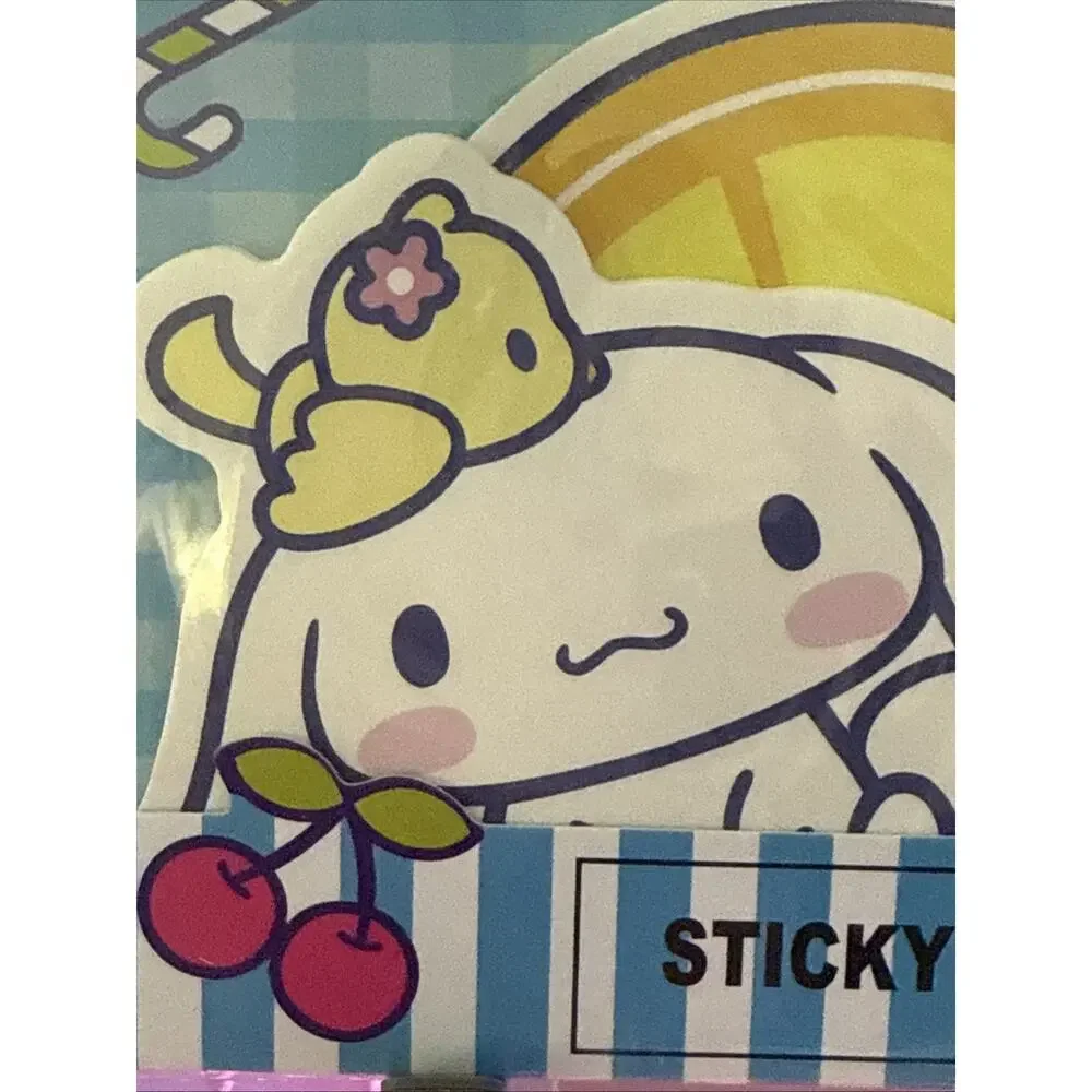 Sanrio Cinnamoroll Sticky Notes Set 2 Designs 20 Sheets Kawaii Stationery 2024